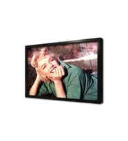Marliyn Monroe Yeşil Kıyafetiyle Çerçeveli Cam Tablo