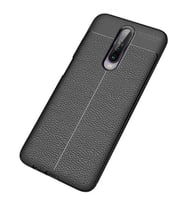 Xiaomi Poco X2 Kılıf Pu-Deri Leather Pu Serisi Esnek Soft Ultra Protection (Siyah)