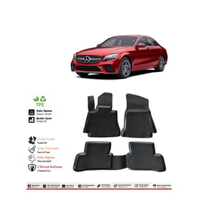 Mercedes C Serisi W205 2017 Model 4D Havuzlu Paspas