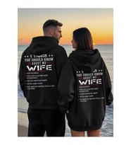 5 Things Yazılı Unisex Hoodie – Sevgili Kombini Oversize Kapüşonlu Sweatshirt 2'li Set (Siyah)