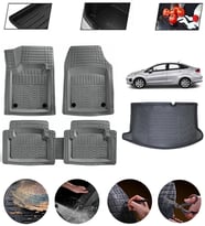 Ford Fiesta 2009-2017 Uyumlu Paspas Araca Özel Bagaj Havuzu MBS Gri