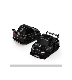 1/64 Qube Carz Serisi Nissan Skyline GT-R ER34 Super Silhouette SKYLINE Black Blister Paket