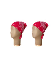 %100 Pamuklu Klasik Desen Unisex 2li Bandana Seti Renkli Bandana Etnik Desenli A Kalite Bandana