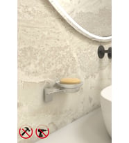 Premium Krom F1 Model Cam Tabağı Sabunluk Paslanmaz Çelik 5 Yıl Garantili Banyo Aksesuarı
