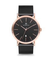 MOMENTUS KC251R-04SR TAKVİMLİ-WR 3ATM-KLASİK MODEL ÇELİK HASIR ERKEK KOL SAATİ