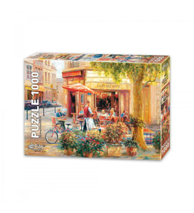 Star Oyun Köşedeki Cafe Paris 1000 Parça Puzzle