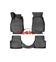 Audi A6 C8 2021 3D Havuzlu Paspas Siyah
