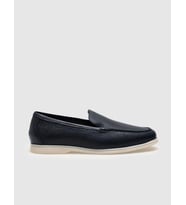 Hakiki Deri Lacivert Erkek Loafer