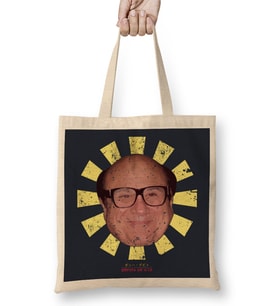 Danny Devito Retro Japanese Bez Çanta Uzun Saplı