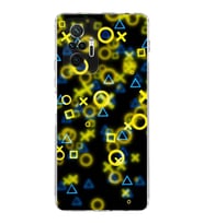 Xiaomi Redmi Note 10 Pro 4G  Kamera Korumalı Kapak Semboller Tasarımlı Şeffaf  Kılıf