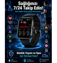 Akıllı Saat Wireless Şarj Yüksek Çözünürlüklü Müzik Dinleme Sesli Cevaplama Yeni Nesil
