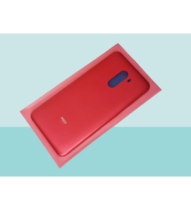 Tkgz - Xiaomi POCO F1 FULL KASA Arka Kapak Batarya Kapağı - KIRMIZI