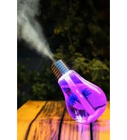 Renkli Led Ampul Oda Hava Nemlendirici Dekoratif Gece Lambası