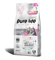 Pure Life Plus Tavuklu Kısırlaştırılmış Kedi Maması 1.5 Kg