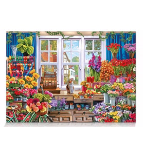 Star Puzzle 1500 Parça Çiçekci Puzzle