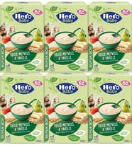 Hero Baby Kaşık Maması 400GR Sütlü Meyveli 8 Tahıllı 6 Lı Set