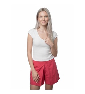 Loft Slim Fit Beyaz Kadın T-Shirt LF2042146