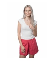 Loft Slim Fit Beyaz Kadın T-Shirt LF2042146