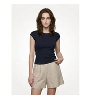 Loft Slim Fit Lacivert Kadın T-Shirt LF2042146