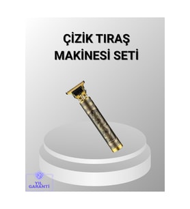Şarjlı T-lı Saç ve Sakal Tıraş Makinesi, 3 Başlık, Güçlü Motor