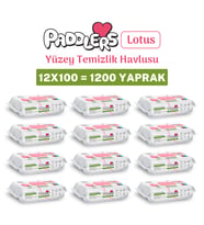 Easy Clean Lotus Çiçeği Kokulu Yüzey Temizlik Havlusu 12x100 (1200 Yaprak)