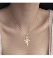 925 Ayar Gümüş Nefes Meditasyon Kolye (Gümüş)
