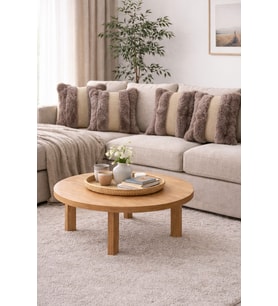 Risa Kahve 4lü Kırlent Kılıfı Pofuduk Dekoratif Koltuk Yastık Kılıfı 45x45 (Kahverengi)