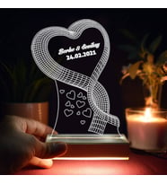 Daima Kalbimdesin 3d Led Lamba