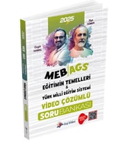 2025 MEB AGS Eğitimin Temelleri ve Türk Milli Eğitim Sistemi Soru Bankası Dizgi Kitap