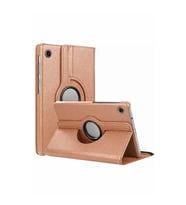 Samsung Galaxy Tab A11 360 Tablet Deri Kılıf - Rose Gold