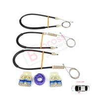 VW Polo Vento MK5 6R 6C 61 2009-2022 4/5 Kapı 6R4837461 İçin Elektrikli Ön Sol Cam Kriko Tamir Seti