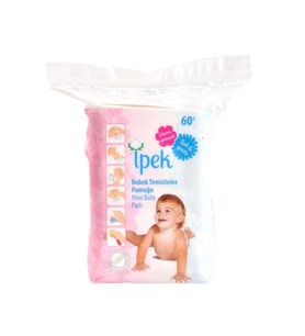 İpek Bebek Temizleme Pamuğu 60 Adet