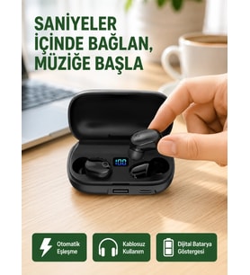 Yüksek Ses Kaliteli A10s Tws Bluetooth 5.0 Kablosuz Kulaklık Yeni Nesil