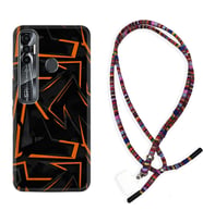 Tecno Spark 6 6 Go 8C 8 Pro 7 7 Pro Kılıf Boyun Asklı Rasta Silikon Zigzaglar 1651