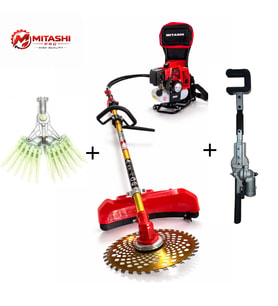 MITASHI PRO 52CC Sırt Tırpan Tırnaklı ve Kancalı Silkeleme Aparatları – Zeytin, Ceviz ve Fındık Silkeleme