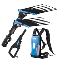 Campagnola Alice Star Karbon 12V/58V 2.7m 2.9kg Sırt Akülü Taraklı Çırpıcı Akülü Zeytin Hasat Makinesi Seti