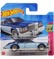 Hot Wheels - ´82 Cadillac Seville - Hw The ´80S 7/10 - Hkj64 - Short Card - Gm - Koyu Mavi Metalik - (Çok Renkli)