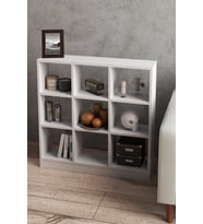 KİTAPLIK ÇOK AMAÇLI MUTFAK RAF DOLAP  9 BÖLMELİ BEYAZ