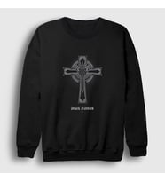 Presmono Unisex Siyah Cross Black Sabbath Sweatshirt 17499tt