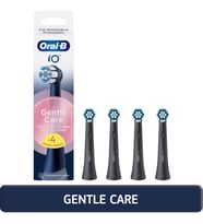 Oral-B iO Gentle Care Siyah Diş Fırçası Yedek Başlığı 4 Adet