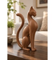 Kedi Anıtı Dekoratif Biblo