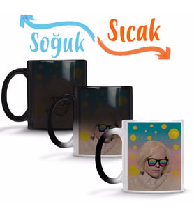 Cool Man Sihirli Kupa Bardak Porselen