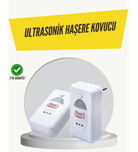 Northcity Ultrasonik Haşere Kovucu Cihaz - 150 m² Etki Alanı, Kimyasal İçermeyen Haşere Kontrolü