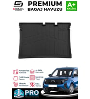 S-Dizayn Ford Courier 3D Pro Bagaj Havuzu 2024 Üzeri A+ Kalite