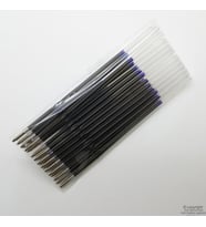 Plastik Kalem Yedeği Mavi 20'li Paket - Genellikle reklam kalemlerinde kullanılır