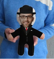 BK Gift Kişiye Özel Fotoğraflı Baba Tasarımlı Bebek Yastık Model 2