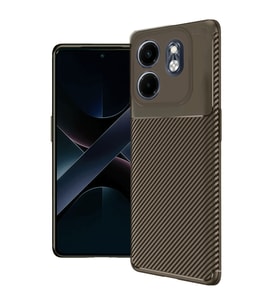 9 Auto Focus Karbon Kapak - Kahverengi