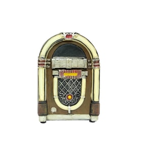 Müzik Kutusu Siyah Polyester Dekoratif Hediyelik
