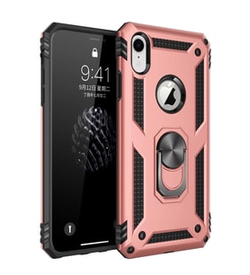 İphone Xr Kılıf Sofya Yüzüklü Silikon Kapak - Rose Belirtilmemiş