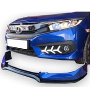Honda Civic Uyumlu Fc5 Sedan (2015-2018) Mugen Ön Tampon Eki (Plastik) (Karışık)